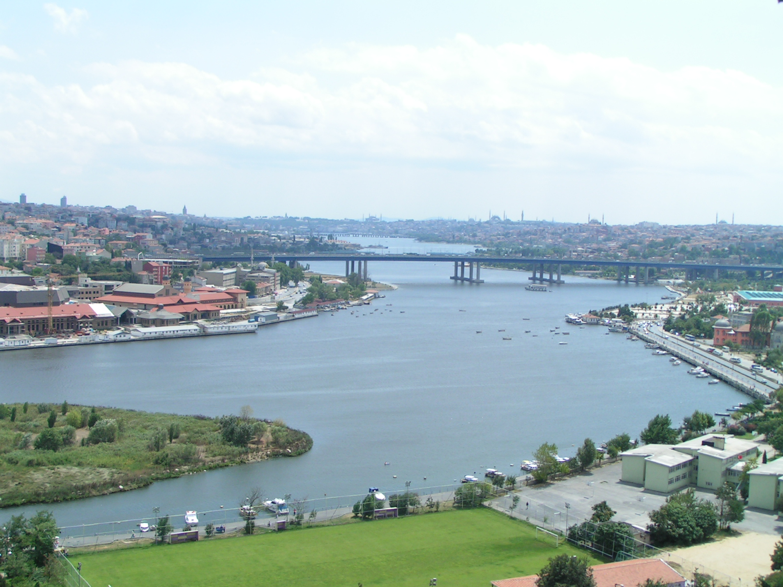 Pierre Loti Café on the hill above Eyüp, looking across the Golden Horn