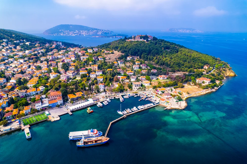 Heybeliada's quieter, pine-forested coastline