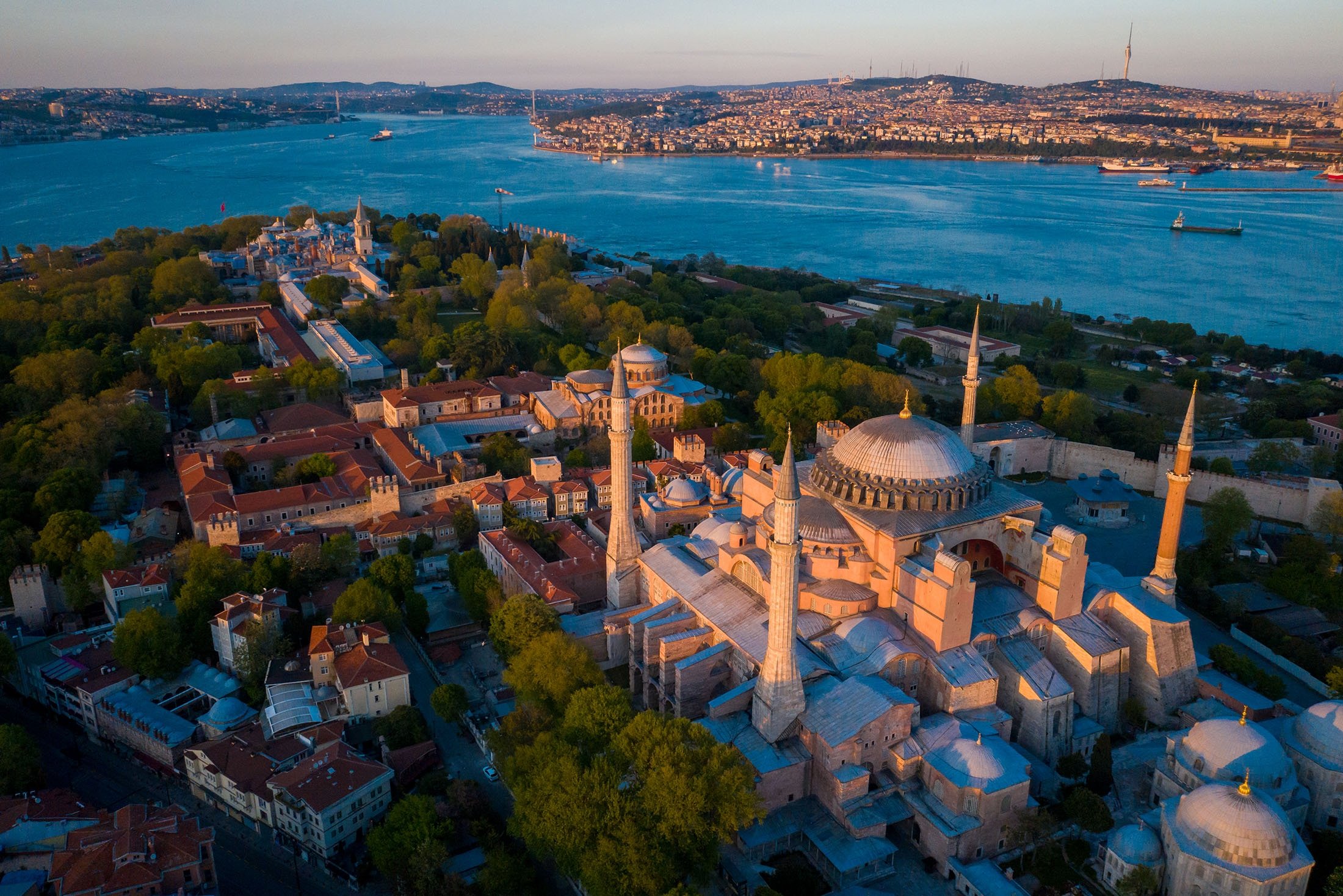 Sultanahmet's historic skyline